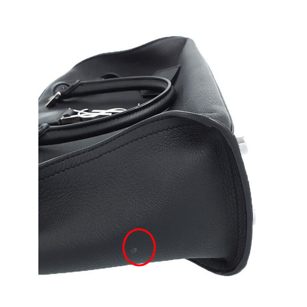 SAINT LAURENT PARIS Cabas 2WAY Leather Handbag - Picture 9 of 9